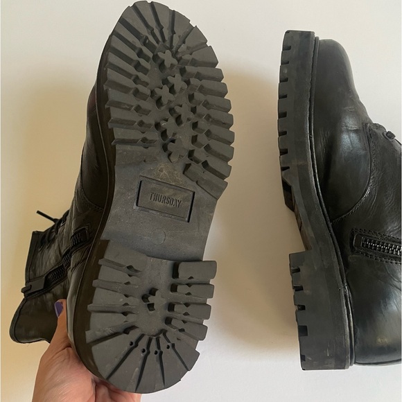 Thursday Boot Company Women’s Leather Combat Boots, size 5.5 - Picture 8 of 11